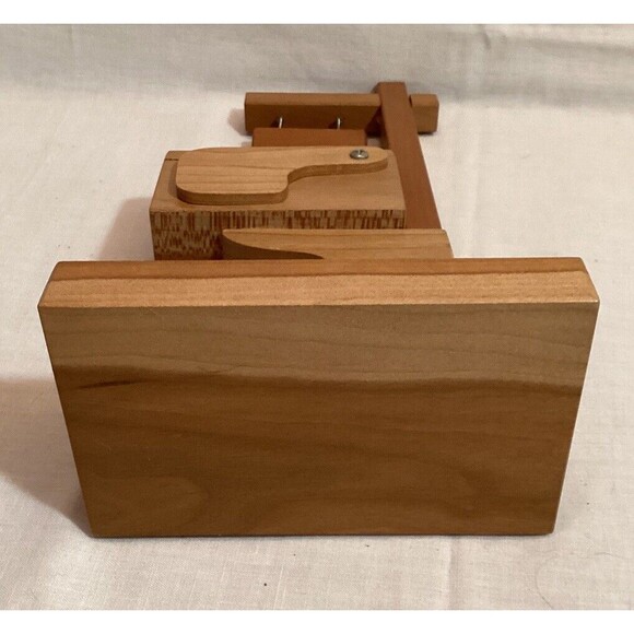 Mailbox Wood Postage Stamp Dispenser Handcrafted Add Address House Warming Gift - Picture 9 of 13